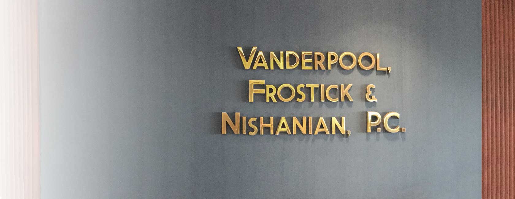 Vanderpool, Frostick, & Nishanian, P.C.