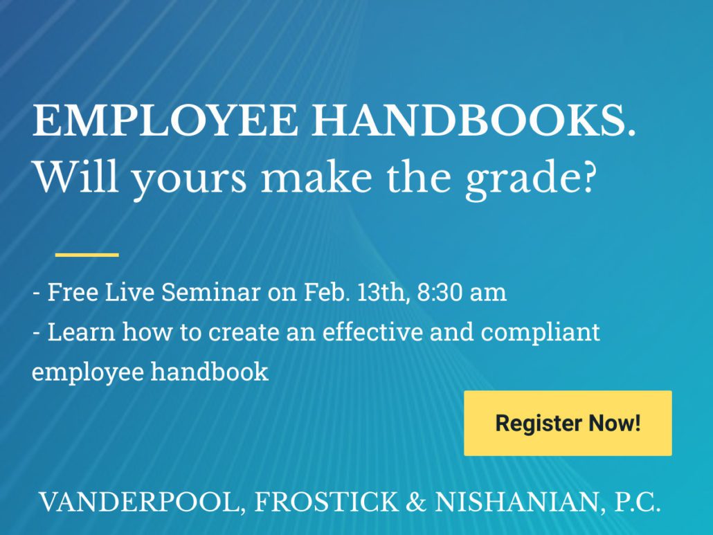 When is the last time you updated your employee handbook?